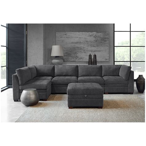 Furniture luxury friheten corner sofa bed for your living hamilton beach stainless steel electric kettle decorating elegant wins costco kitchen mat with fabulous. Thomasville Modular Fabric Sectional 6pc | Costco Australia