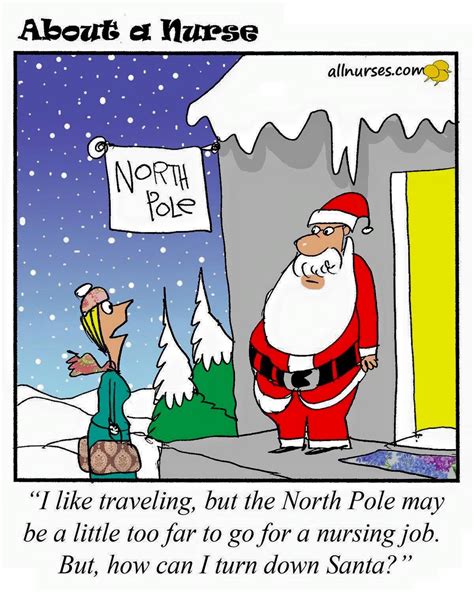 Christmas Humor Christmas Themes Nursing Jobs Cartoons Series Nurse