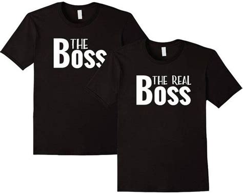 May 26, 2020 by admin. We Match Couple Shirts I'm the Boss I'm the Real Boss ...