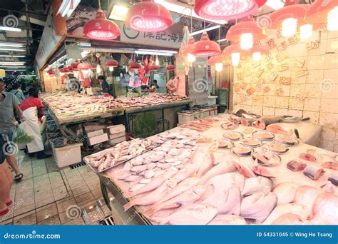 Hong Kong Fresh Food Market Editorial Image Image Of Chinese China