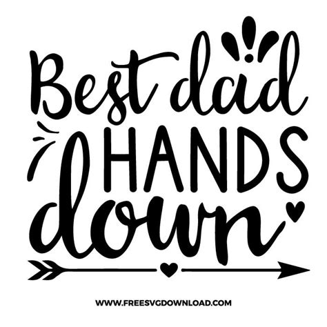 hands down best dad ever free printable