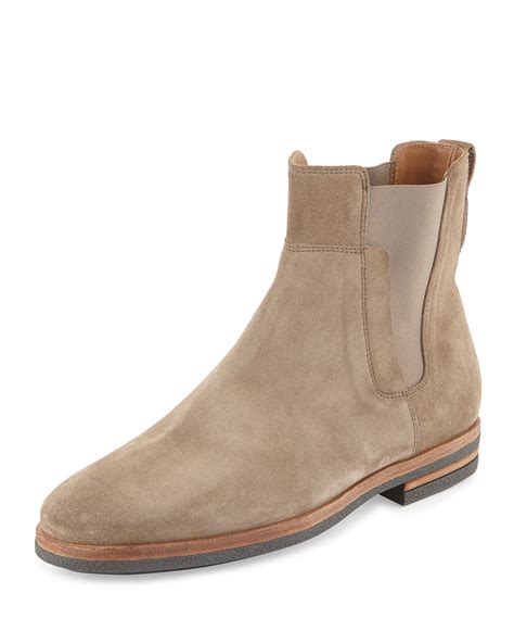 From black chelsea boots to brown chelsea boots, shop now with next day delivery options. Lyst - Vince Mens Suede Chelsea Boot in Natural for Men