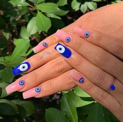 Pin By Vivid On Lienskiii In 2021 Evil Eye Nails Eye Nail Art Swag
