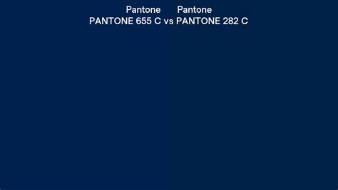 Pantone 655 C Vs Pantone 282 C Side By Side Comparison