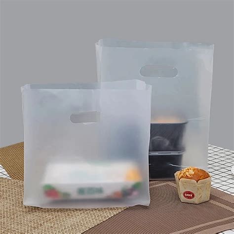 Promotional Tote Plastic Takeaway Packaging Bag For Food Buy