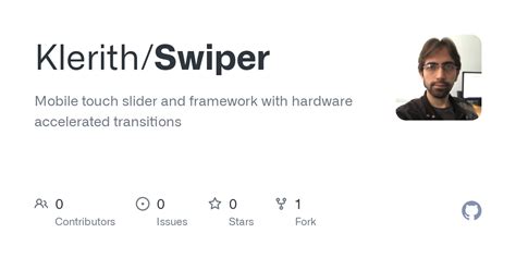 Github Klerithswiper Mobile Touch Slider And Framework With