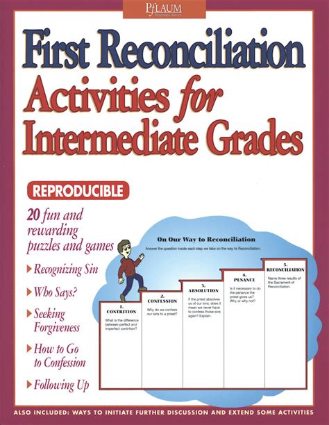 First Reconciliation Activities For Intermediate Grades