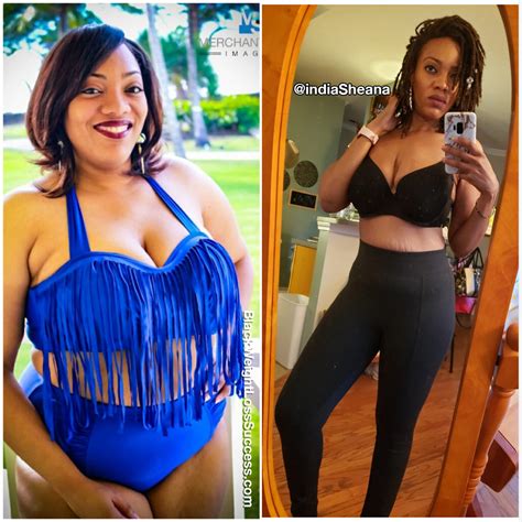 India Lost Pounds Black Weight Loss Success