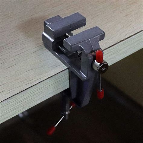 Mini herramienta de reparación de banco de mesa con cerradura giratoria