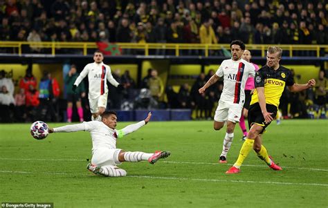 Dortmund striker erling haaland clearly upset psg, and neymar and kylian mbappe in particular, in the first leg. Dortmund 2-1 PSG: Erling Haaland glänzt weiter mit Klammer in der Champions-League-Spiel ...