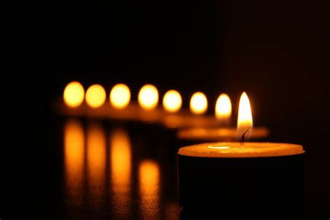Lighted Candle Lot · Free Stock Photo