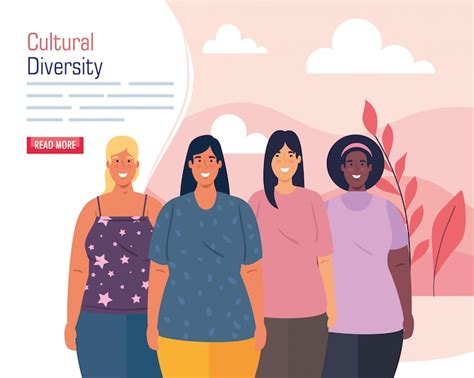 Mulheres De Grupos Multi Tnicos Conceito Cultural E De Diversidade
