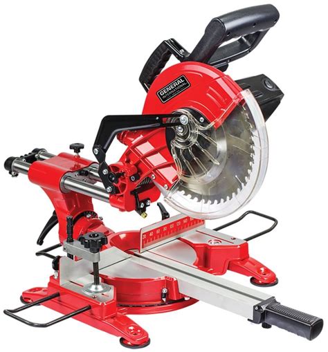 10 Inch 15 Amp Sliding Mitre Saw With Laser Alignment System Sliding