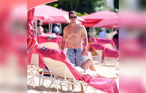 Mark Wahlberg’s Wife Rhea Durham Shows Off Bare Bum On Barbados Beach