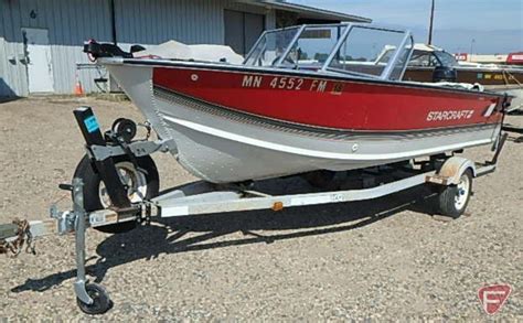 1988 Starcraft 16 Ft Aluminum Fishing Boat With 1988 Spartan 16 Ft