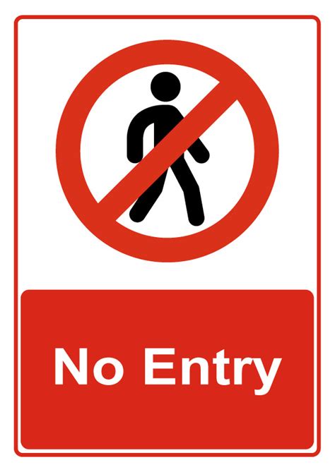 No Entry Signs To Print