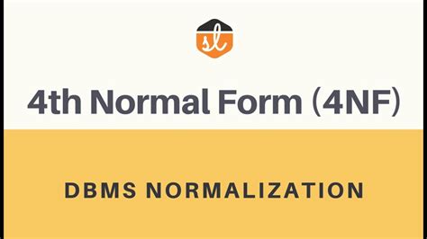 4th Normal Form 4nf Multi Valued Dependency Database