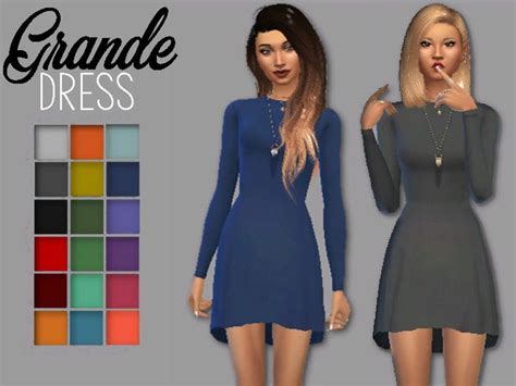 Grande Dress Christopher067 The Sims 4 Catalog Sims 4 Sims 4