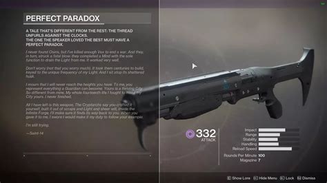 Destiny 2 Perfect Paradox The Legendary Saint 14 Shotgun Shacknews