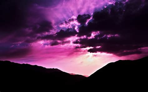 Purple Sunset Sunset Nature Purple Haze Hd Wallpaper Peakpx