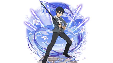 Sword art online asuna kirito sword kirito kirigaya kirito asuna kunst online online art sword art online wallpaper accel world image manga. Kirito In Sword Art Online Wallpaper, HD Anime 4K ...