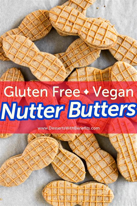America's #1 peanut butter cookie. Healthy Homemade Nutter Butters | Sugar Free, Gluten Free, Vegan