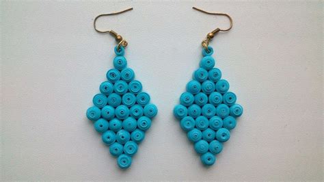 How To Make Simple Paper Earrings Diy Crafts Tutorial Guidecentral