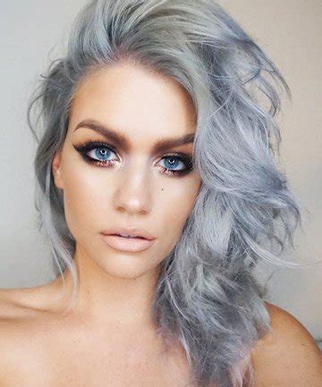 Although grey hair are not much preferable. Gray Hair With Blue Eyes, Want Colorful Hair? This Is Your ...