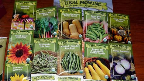 High Mowing Organic Seed Order And Unboxing With Info Youtube