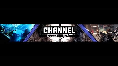 Want to create a logo for your esports team? Template #3 Bannière - YouTube
