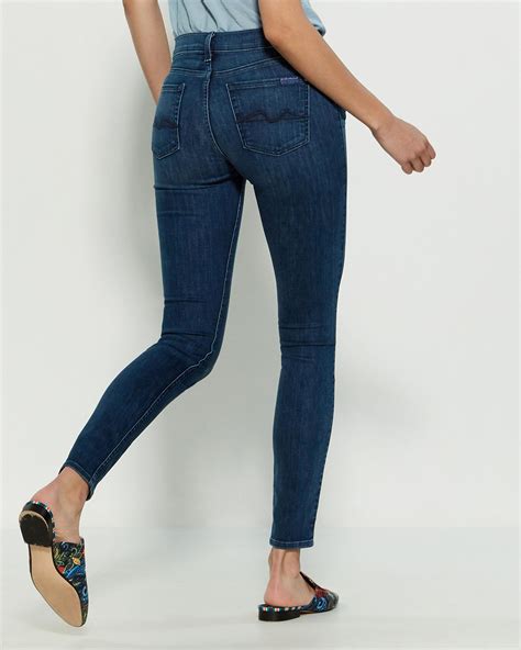 For All Mankind Denim Gwenevere Ankle Straight Jeans In Blue Lyst