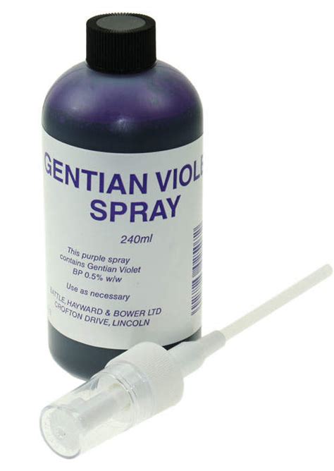 Battles Gentian Violet Spray 240ml Anti Pek And Healing