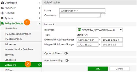 One To One Static NAT Configuration In FortiGate ITAdminGuide Com