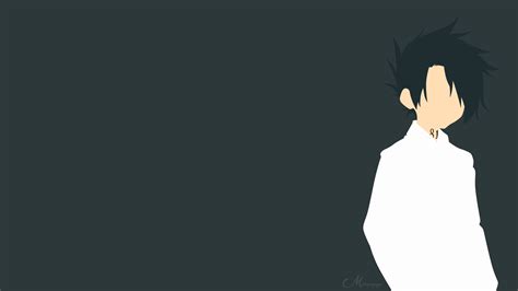 Ray The Promised Neverland Minimal Wallpaper Hd Minimalist 4k