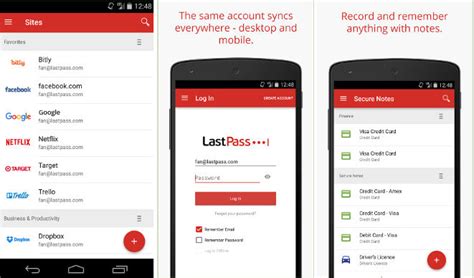 Lastpass automates passwords on websites. Top 5 Best Android password manager apps (2019)