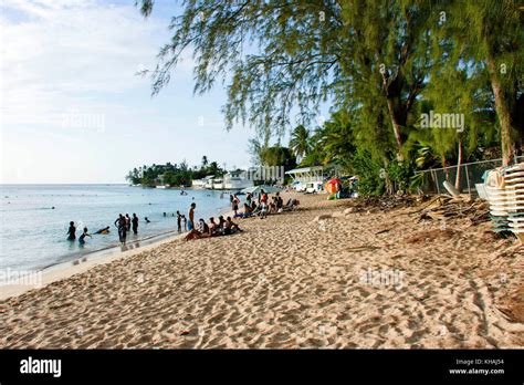 Beaches In Barbados Stock Photo Alamy