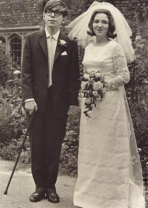 Stephen Hawking And His Bride On Their Wedding Day 1965 Fotos