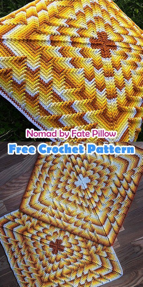 Nomad By Fate Pillow Free Crochet Pattern Crochet Patterns Granny