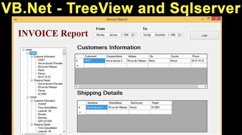 VB Net Using TreeView And Sqlserver YouTube