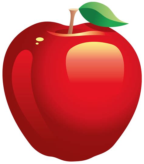 Large Painted Red Apple Png Clipart Clipart Best Clipart Best