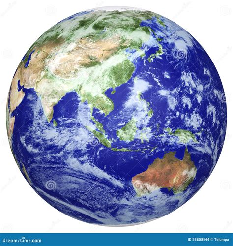 Earth Globe Stock Images Image 23808544