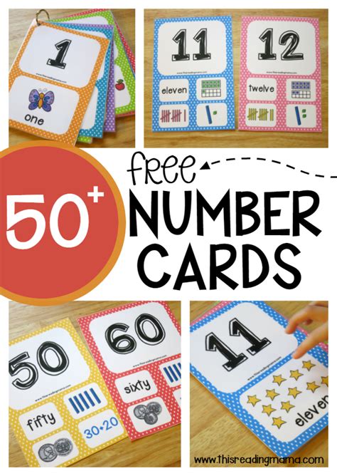 Free Number Cards 3 Levels This Reading Mama Teaching Numbers