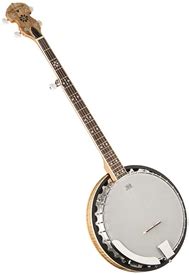 Oscar Schmidt OB5SP Spalted Maple Resonator Banjo 5 String Bluegrass