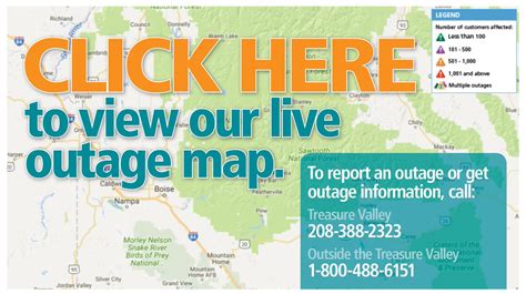 Idaho Power Outage Map Subway Map