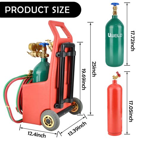 Easyg Professional Portable Oxygen Acetylene Oxy Welding Cutting Torch