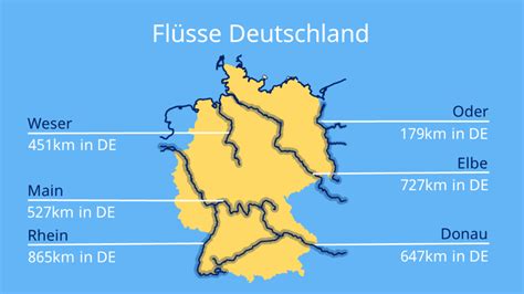 Flüsse Deutschland längsten Flüsse Deutschlands Karte mit Video