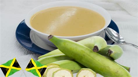 Jamaican Green Plantain Porridge Green Plantain Porridge Plantain Porridge Porridge Youtube