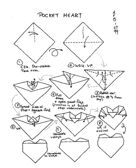 How To Fold Hearts ศิลปะการพับกระดาษ