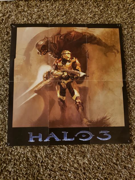 Anyone Still Have The Halo 3 Poster Halo