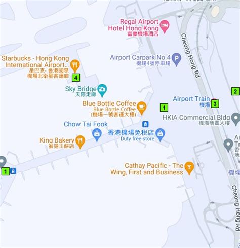 World Maps Library Complete Resources Hong Kong Airport Maps Terminal 1